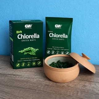 Chlorella Green Ways GW v tabletách BIO - 330g (1320 tablet)